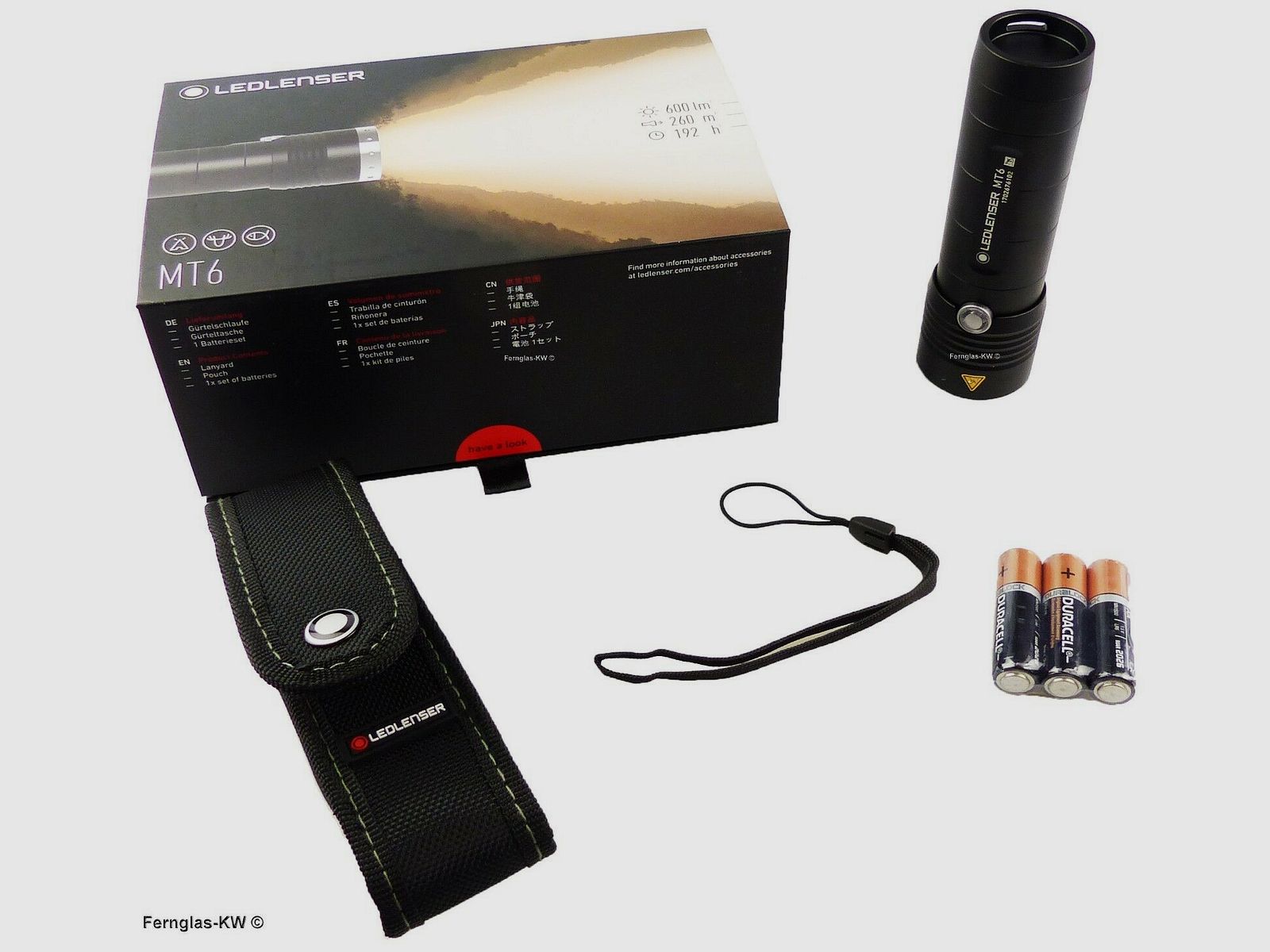 Ledlenser 500845 Geschenk Box LED Taschenlampe MT6 Leuchtkraft 600 Lumen