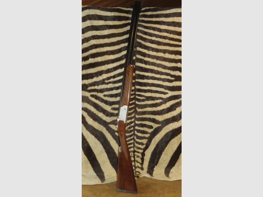 Fucile sovrapposto YILDIZ Luxe Plaine cal.20/76 canne 71cm espulsori, 5 chokes, calcio inglese, valigetta, immagine 1 di 10