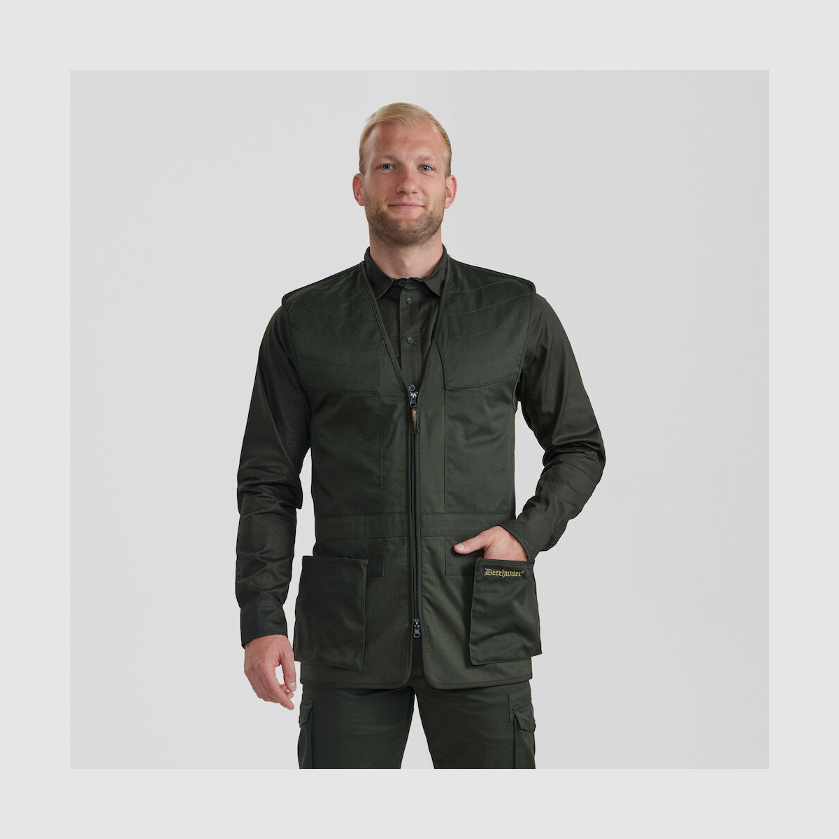 DEERHUNTER Atlas Shooting Waistcoat Timber