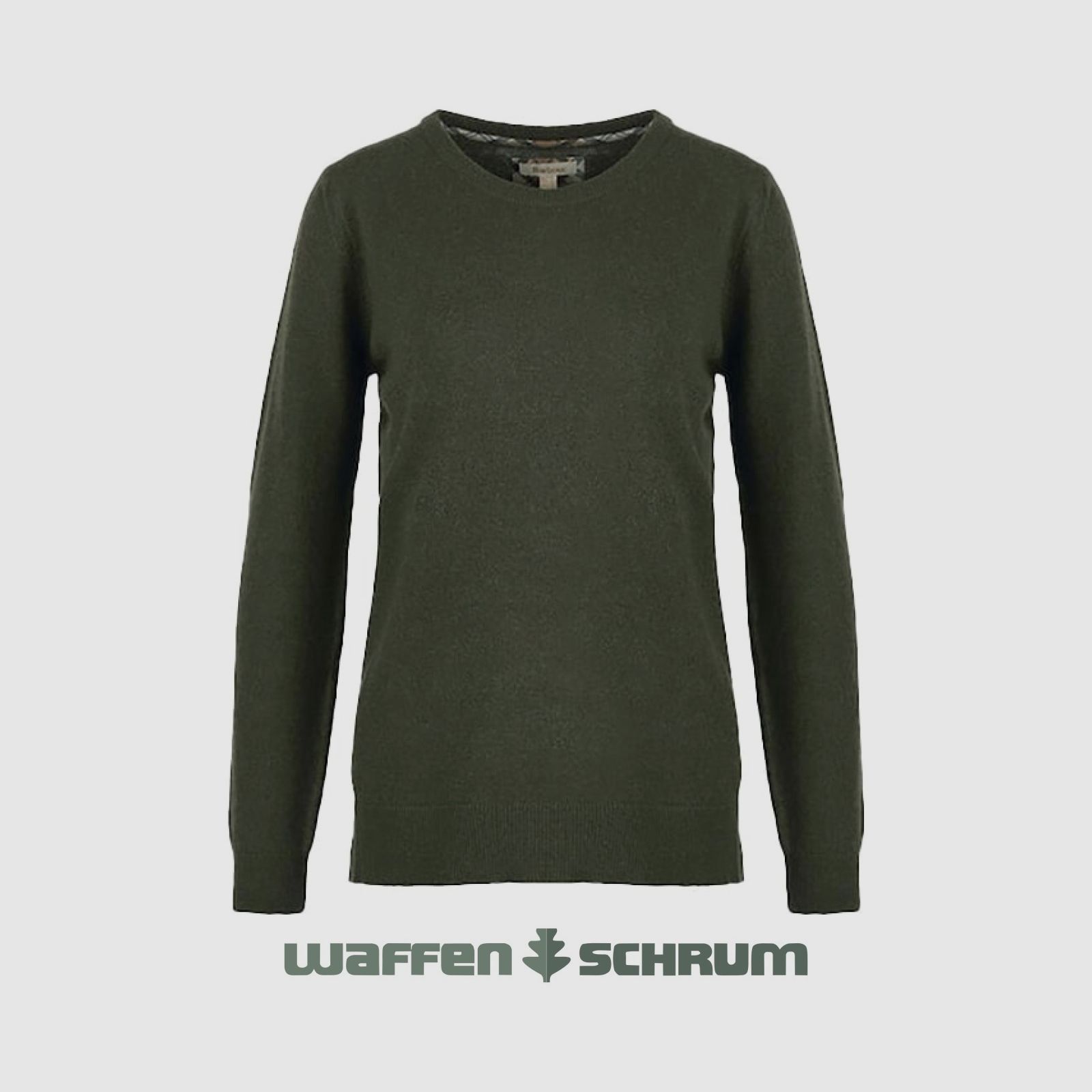 Barbour Women's Pendle Crew Pullover warm olive/ fawn