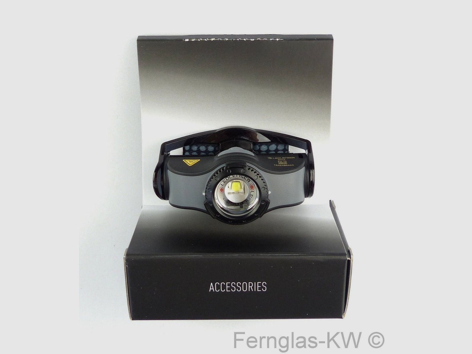 Ledlenser 501598 LED Kopflampe Stirnlampe MH5 Grau Schwarz 400 Lumen mit Akku