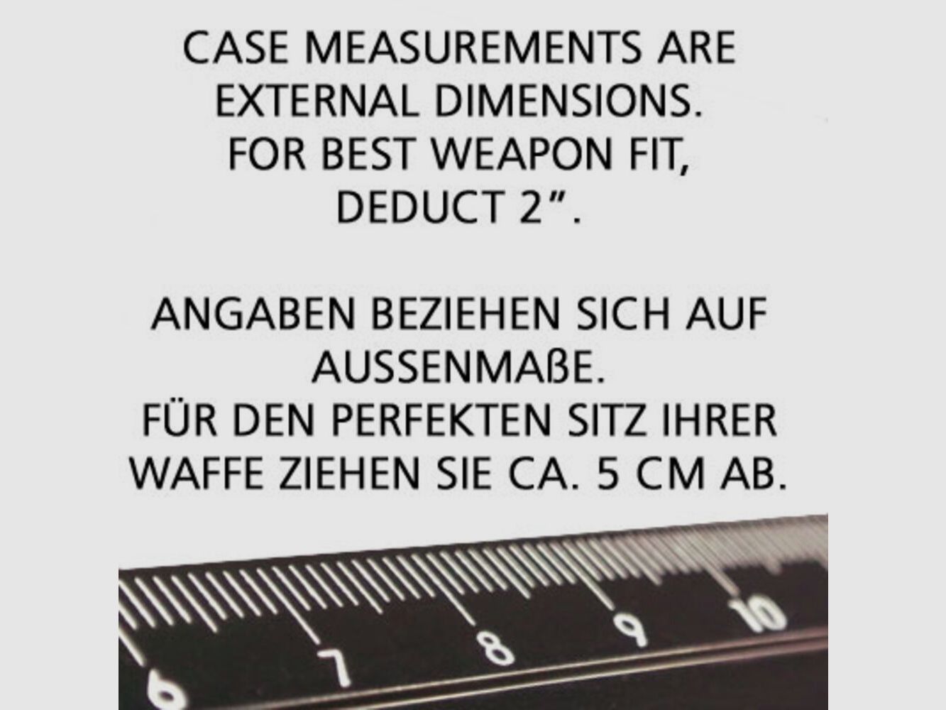 Bulldog Cases Gewehr Futteral Rifle 94cm Double Tac Tan