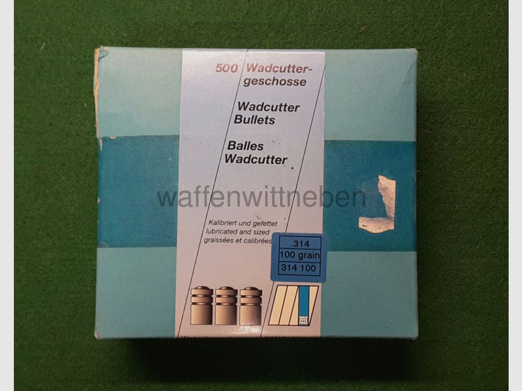 H&N (Haendler & Netermann) Wadcuttergeschosse (500 Stk.)
