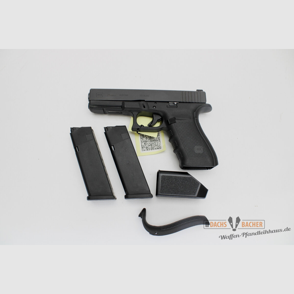 Pistole Glock 21 GEN 4 Kal 45ACP mit 2 Magazinen und Tasche