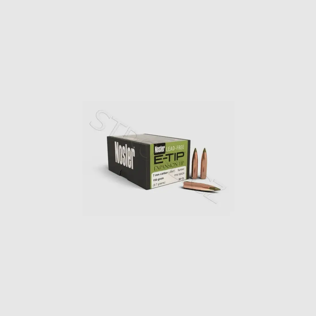 Bleifrei Geschosse Nosler E-Tip 7mm, dia .284, 150grs