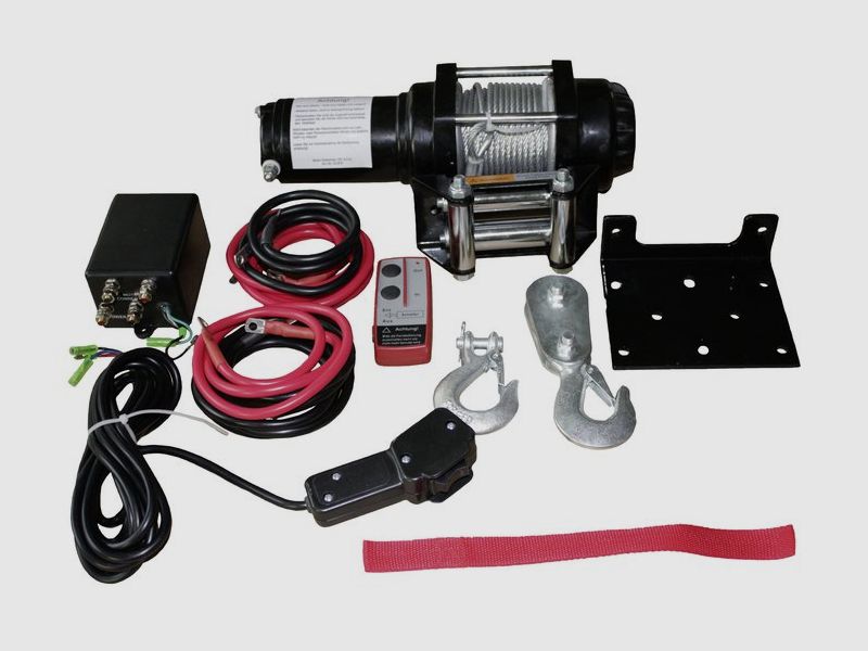 Electric winch – including snatch block