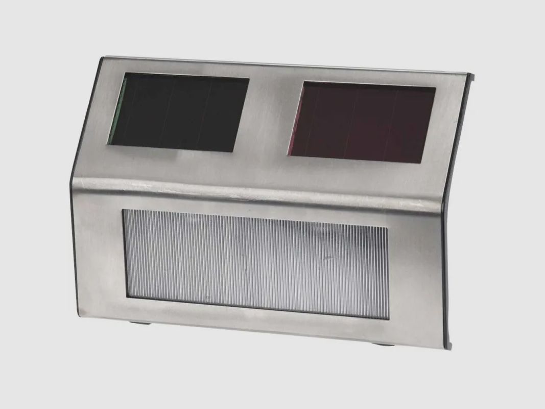 Set aus 4 Solar-LED-Lampen Edelstahl – Außenbeleuchtung ökologisch, Bild 3 von 8