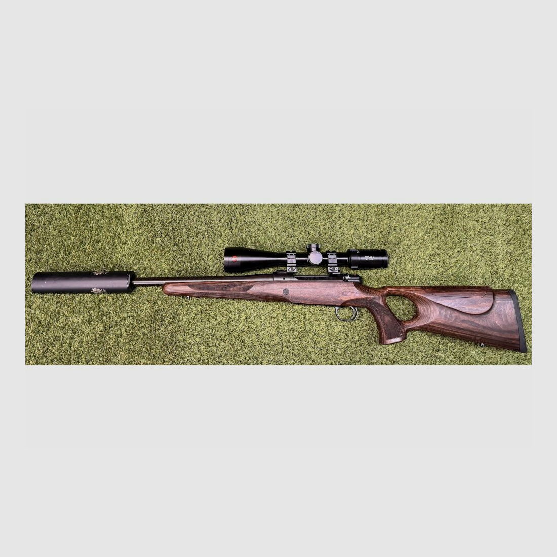 Mauser 12 Max pacchetto completo con Leica Amplus 2,5-15x50 .308Win
