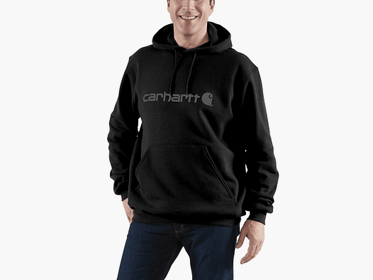 Carhartt Marquette Logo Sweatshirt Men Black/Gray L