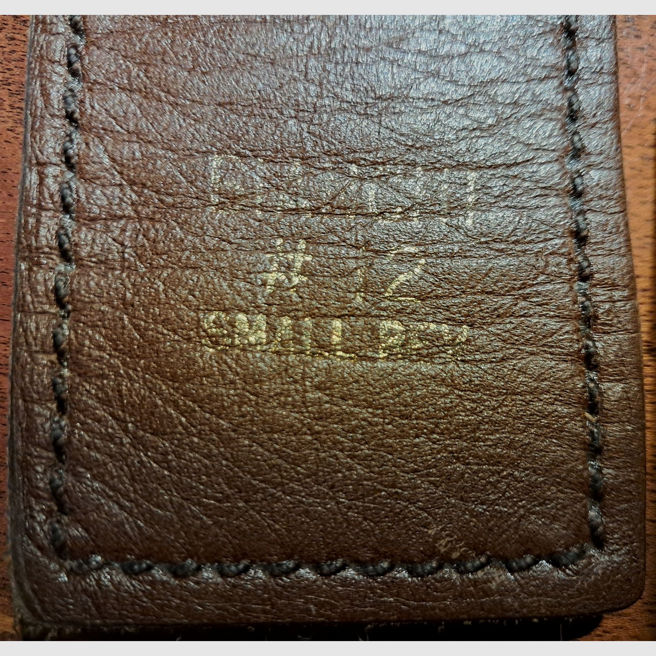 Bianchi  /   Bein  /  Knöchel holster   aus Leder  