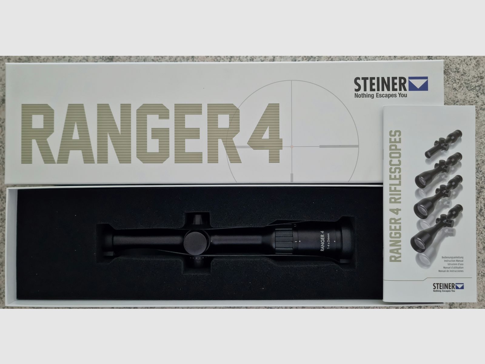 Steiner Ranger 4 | 1 - 4 x 24 | Schiene | sehr guter Zustand