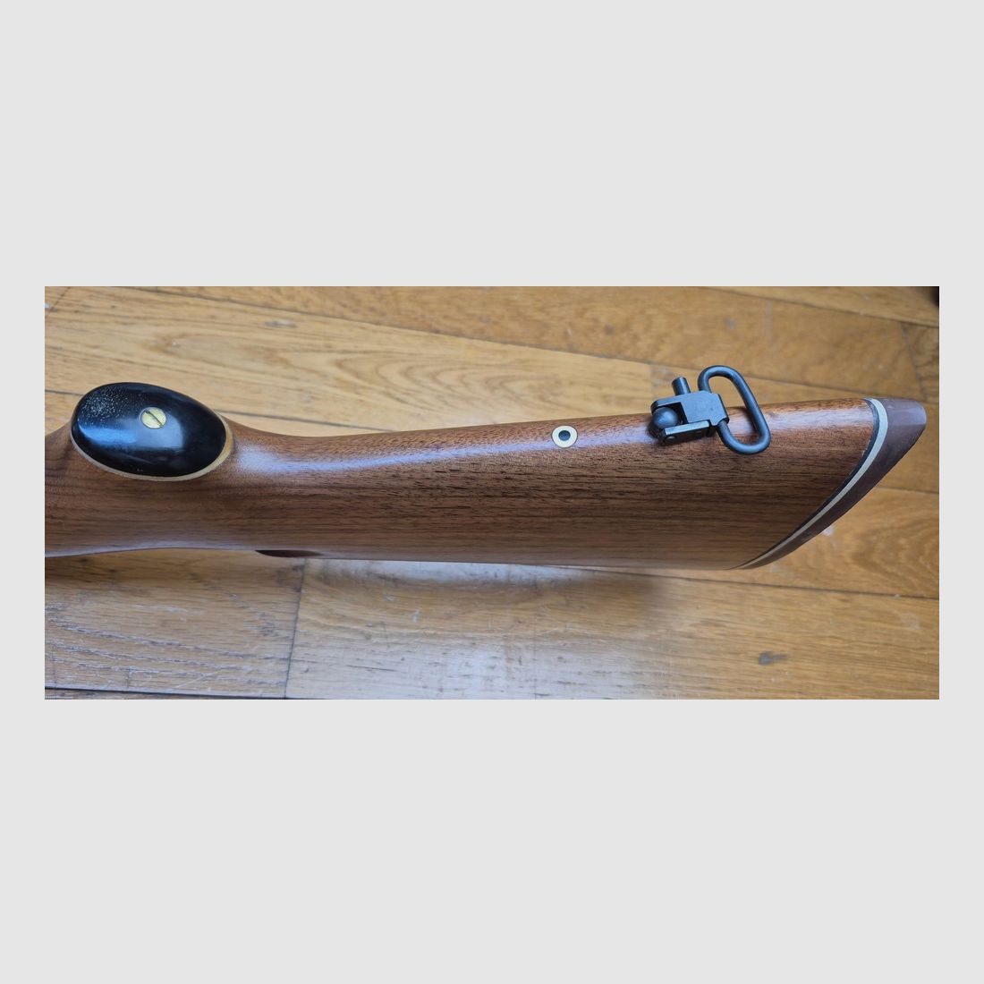Sehr schöne und leistungsstarke Marlin 444 S Büchse – Kaliber 444 Marlin – Kapazität 5+1 – Waffe von 1981 mit Stempel „JM“ – Qualität der New Haven Fertigung von Marlin vor der Insolvenz! – Holz, Mechanik und Anpassungen top – Originalbrünierung zu 100% – Lauf Micro Groove „neu“ – Hervorragender Zustand nahezu neu – TBE+++, Bild 10 von 36