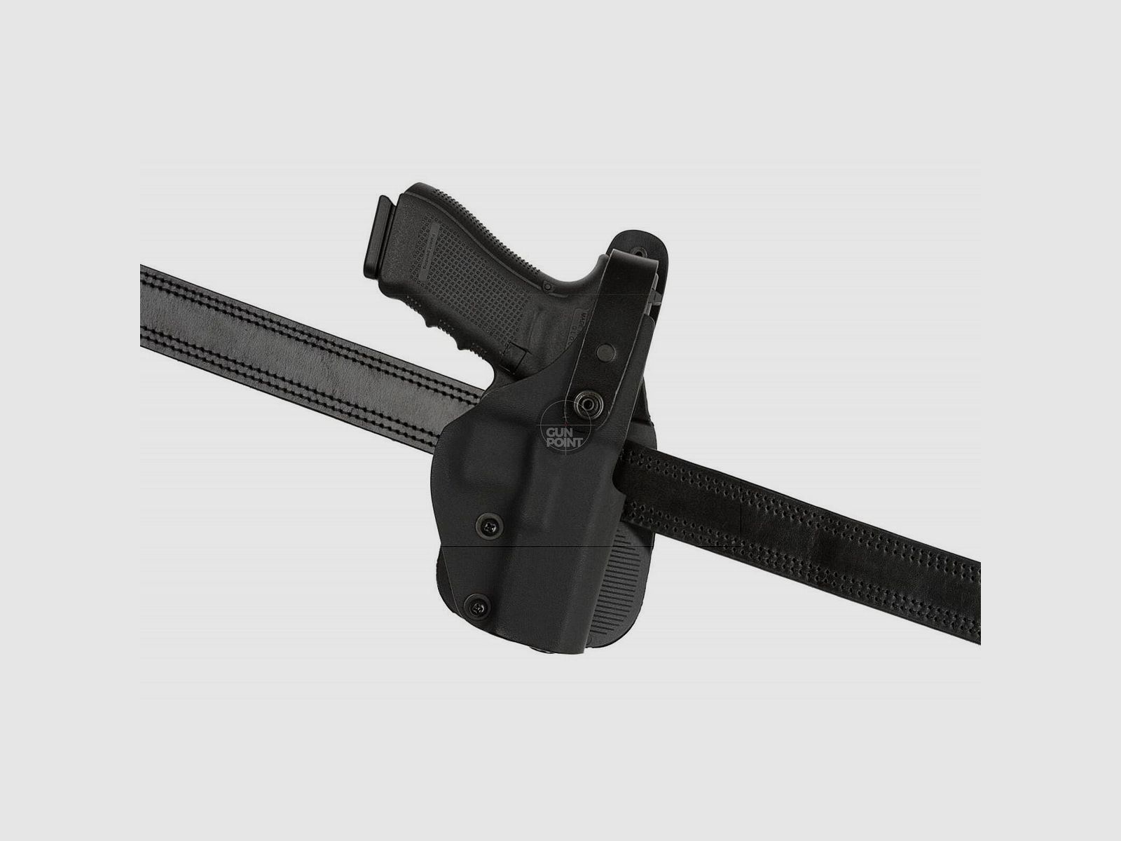 Frontline Thumb-Break Kydex Holster fr Glock 17 Paddle-Schwarz