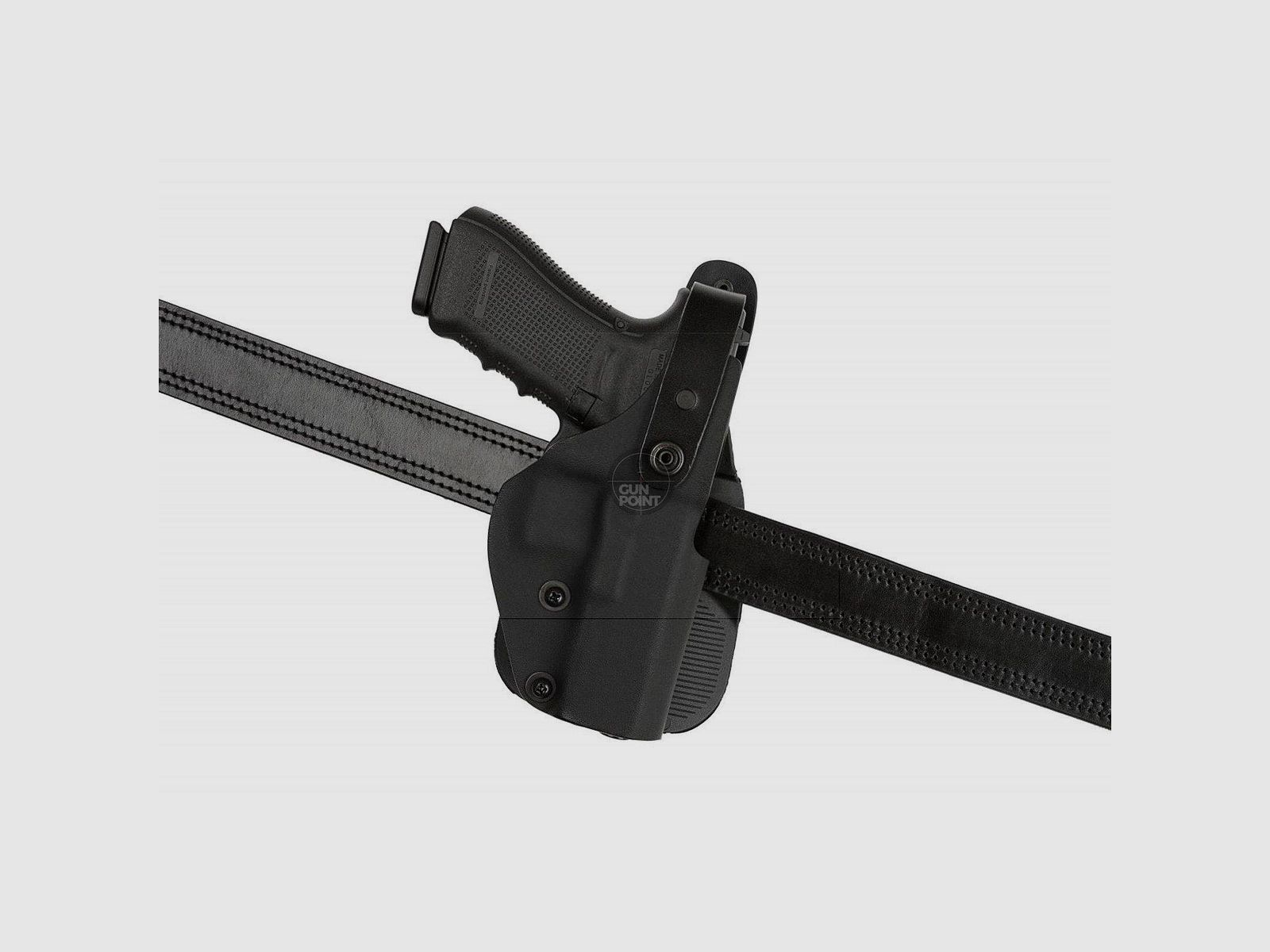 Frontline Thumb-Break Kydex Holster fr Glock 17 Paddle-Schwarz