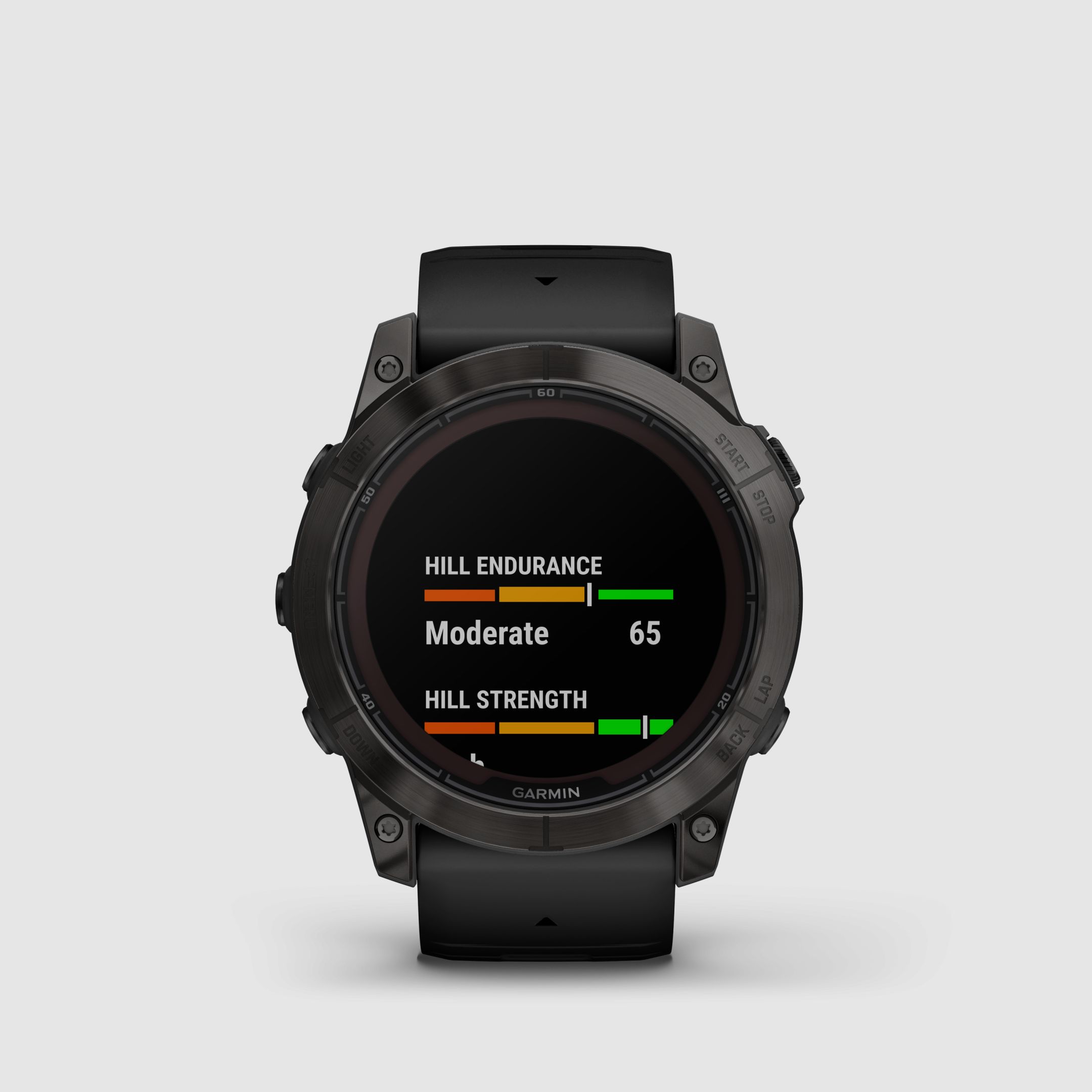 Garmin fēnix® 7X Pro – Edizione Sapphire Solar, Nero/Grigio Carbonio Titanio con cinturino in silicone QuickFit® da 26 mm