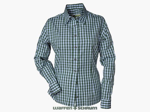 Skogen Damen Bluse karo blau/grün