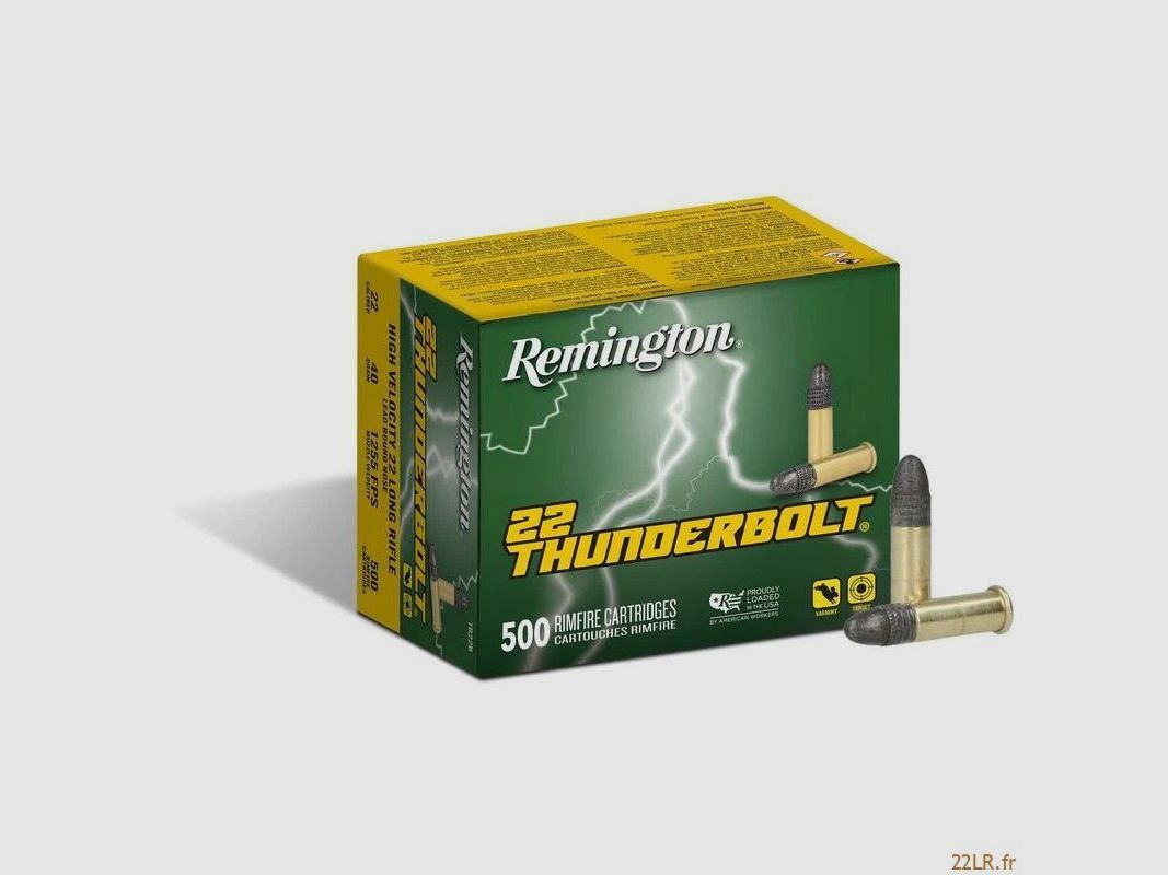 Patrone 22LR Remington Thunderbolt High Velocity – 40Gr