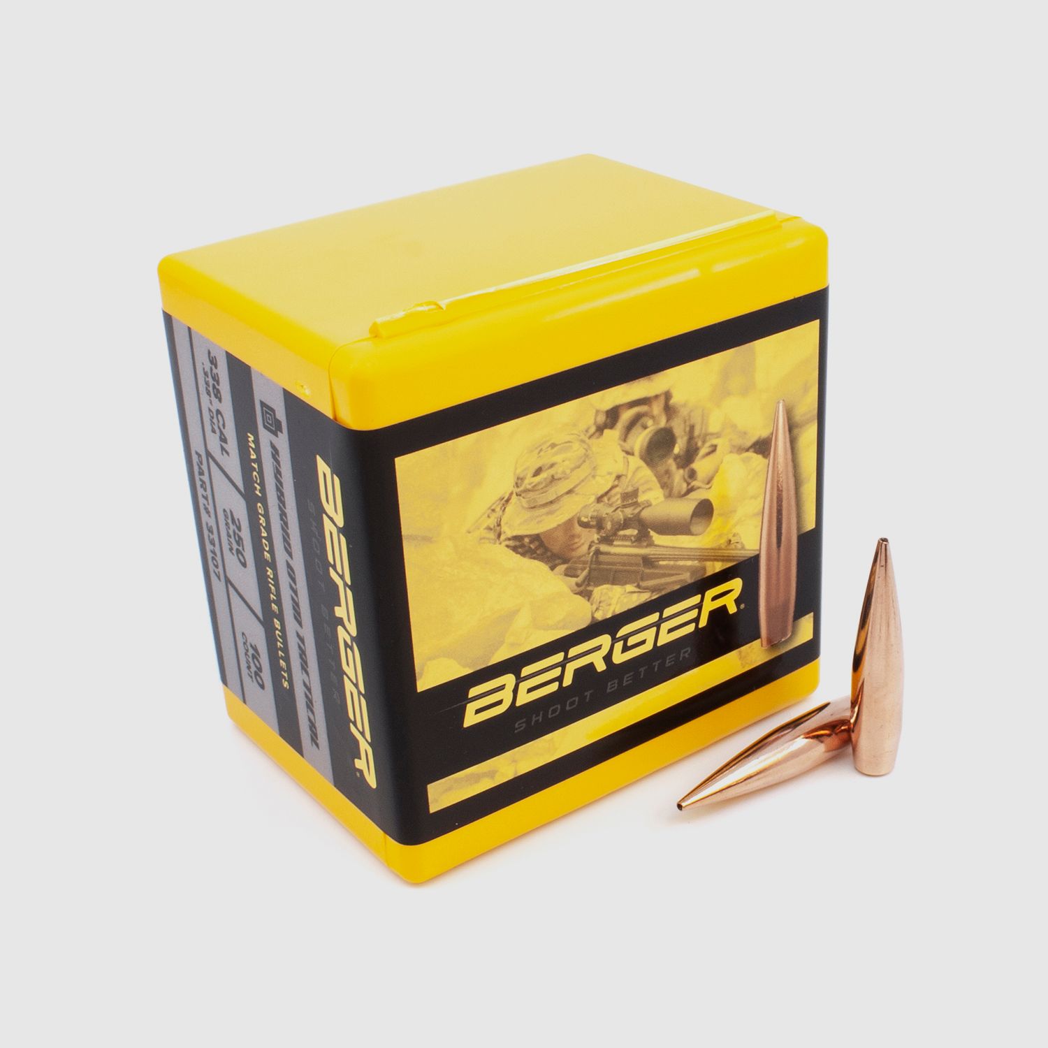Berger Pocisk .338 Hybrid OTM Tactical 250GR 100 Sztuk, zdjęcie 9 z 11