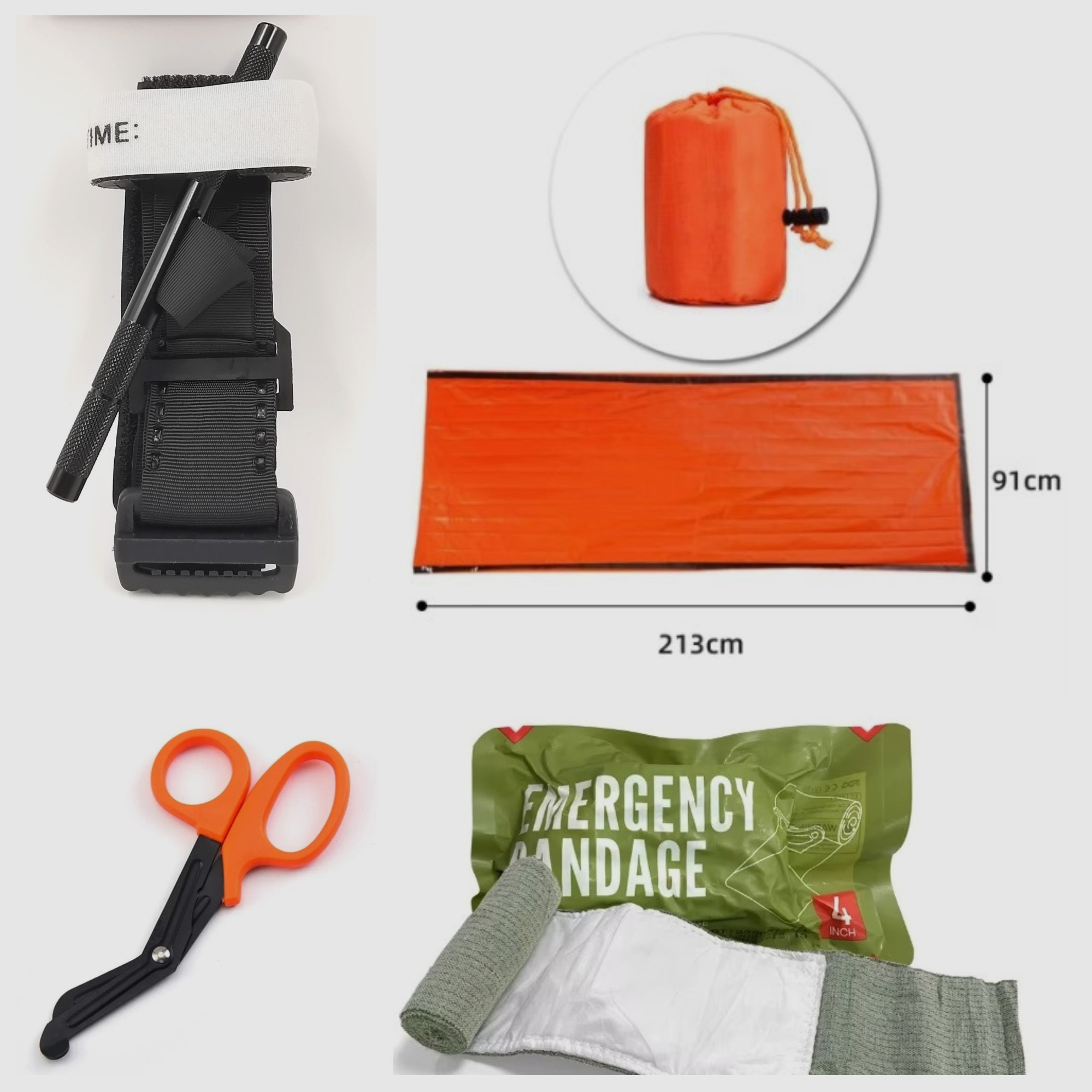 IFAK First Aid Kit Hochwertiges Outdoor Set Erste Hilfe Tasche Notfall-Trauma-Kit Verband Molle