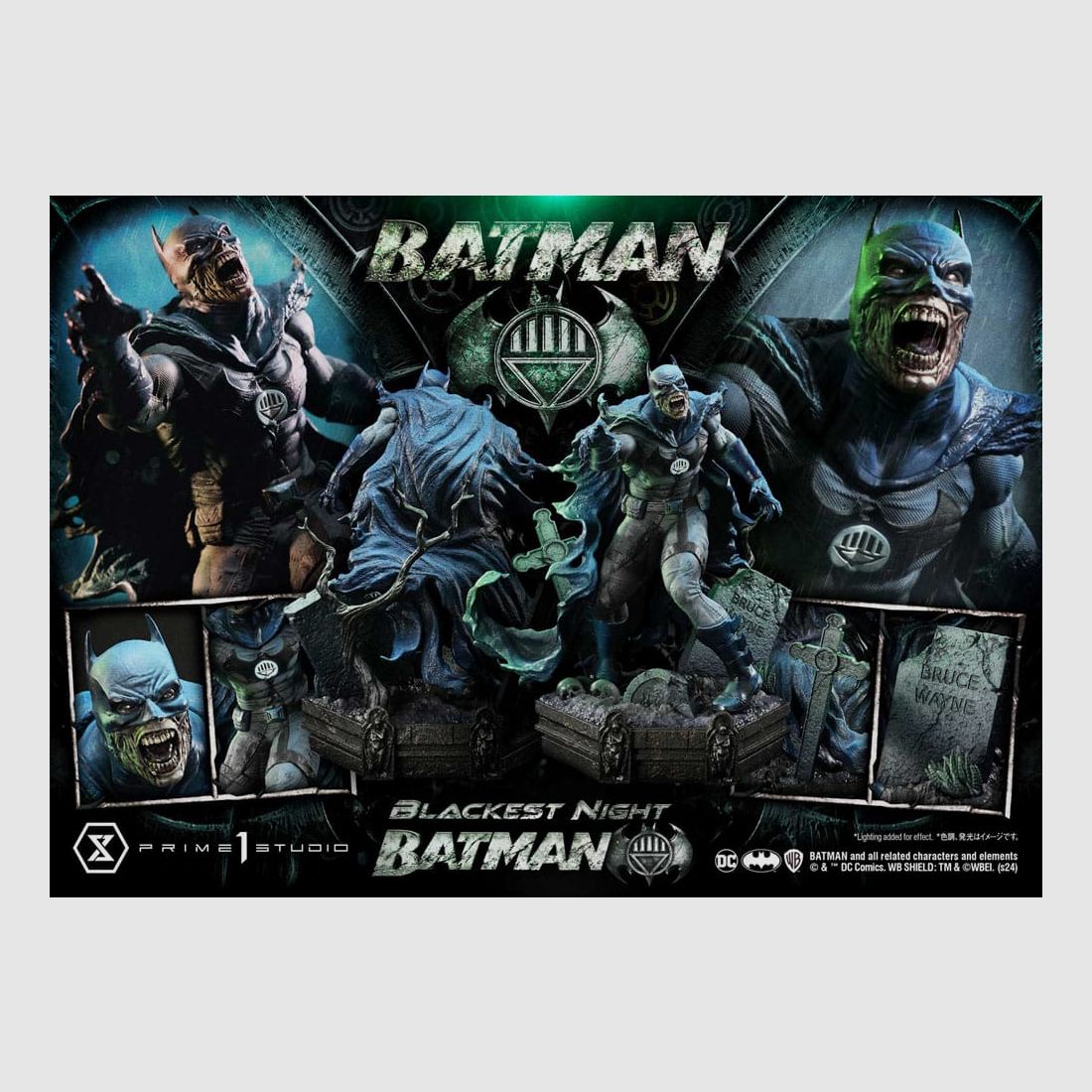 Batman Premium Masterline Series Statue Batman Blackest Night Version 45 cm | 43111