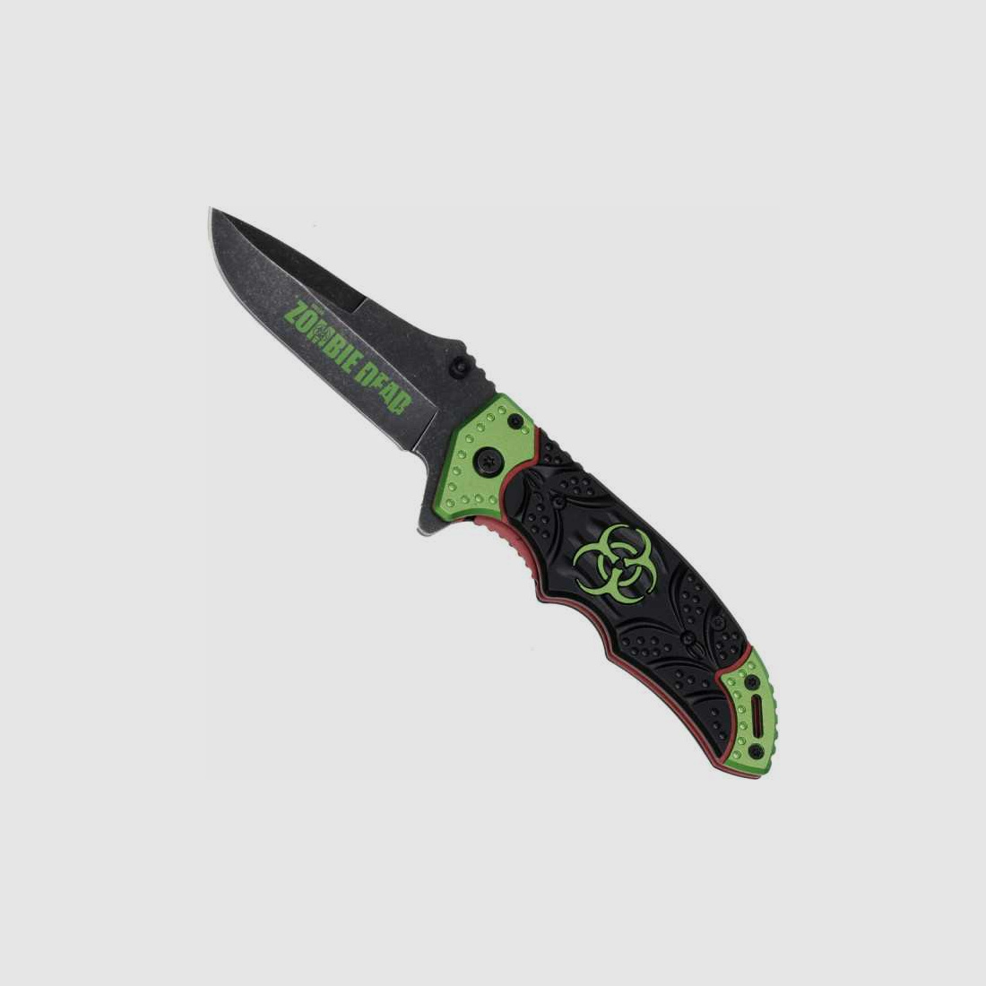 Zombie Dead Folder Taschenmesser mit Gürtelclip