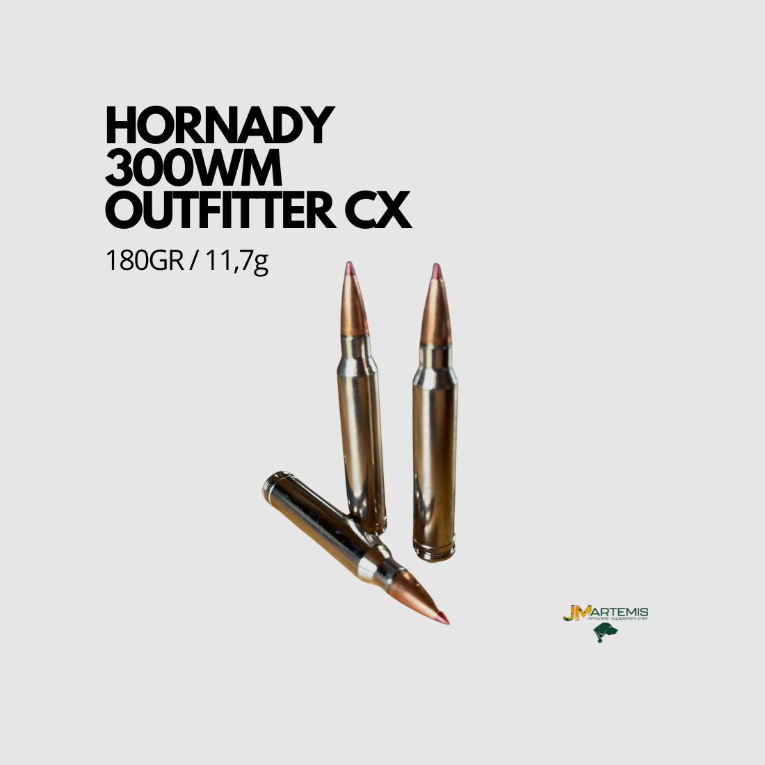 HORNADY 300WM OUTFITTER 180GR CX Patronen, Bild 3 von 5
