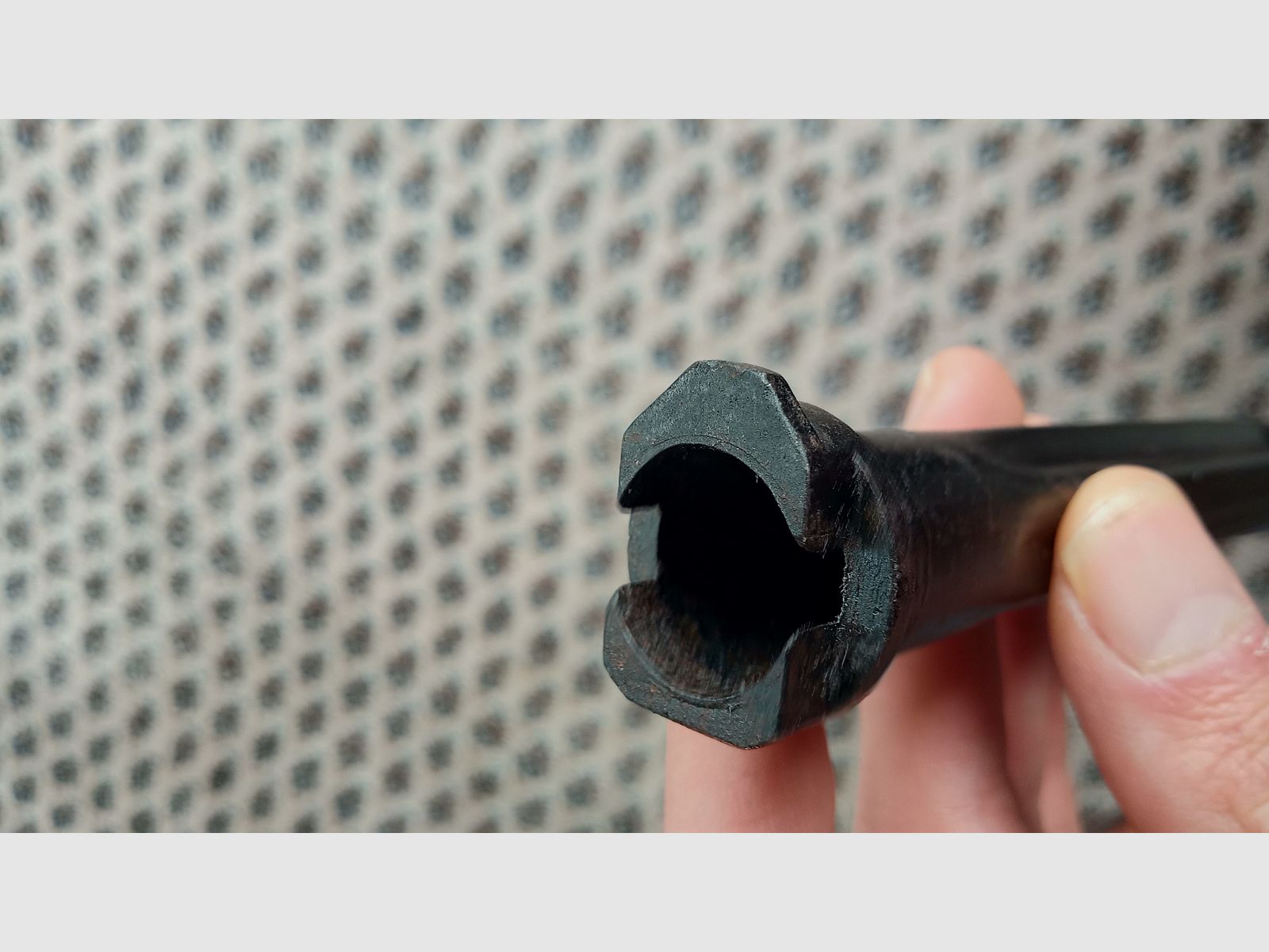 Spätes ungarisches AMD-65 Gasrohr von FEG phosphatiert und schwarz lackiert / unbenutzt aber rostig // AK / AKM