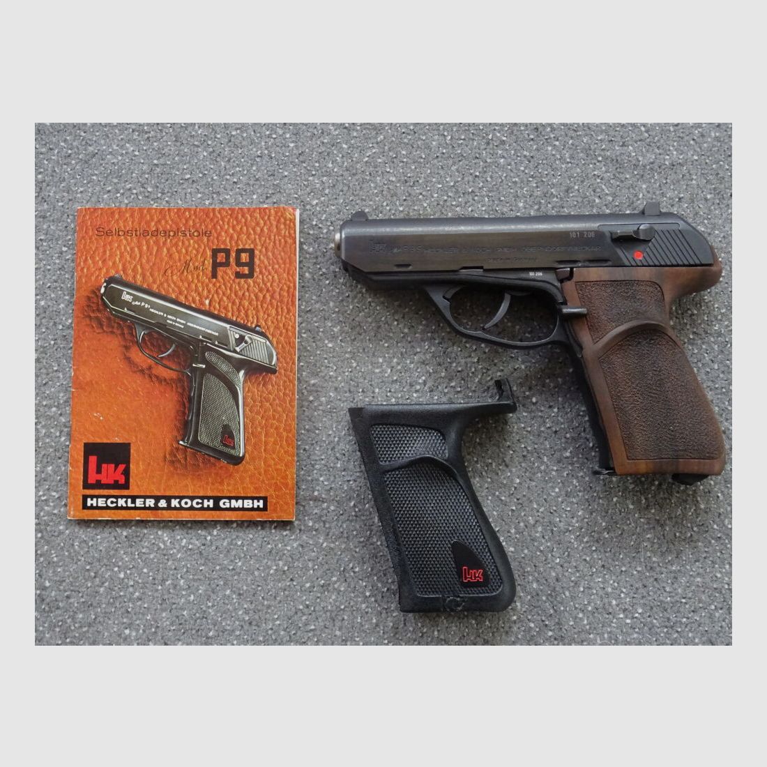 HECKLER & KOCH H&K P9S HOUTEN GREPEN