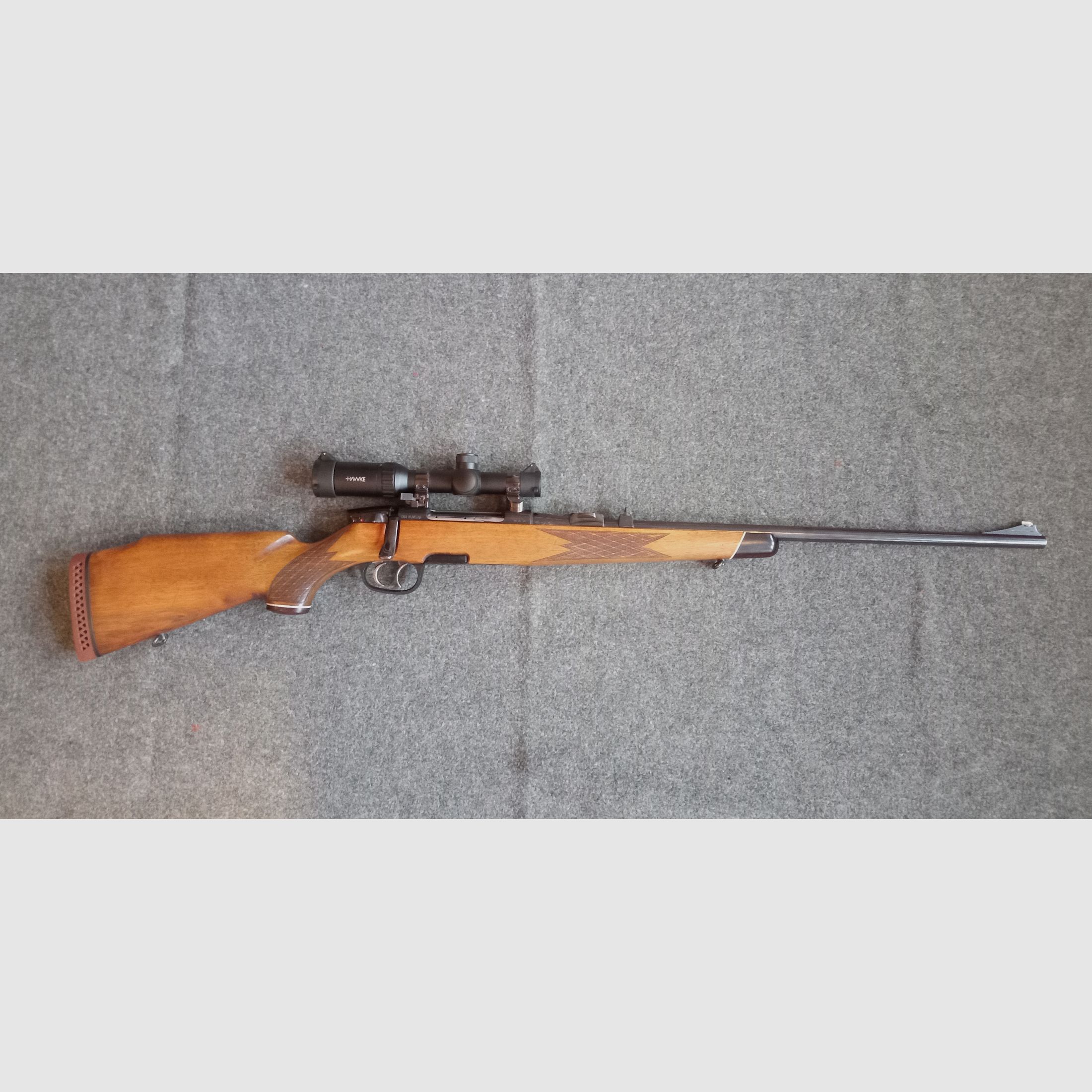 Steyr Mannlicher Model M 7x64 with 1-4X24 CIRCLE DOT reticle