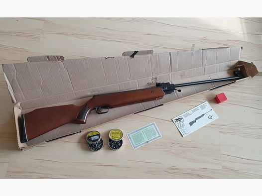 Luftgewehr Anschütz Model 335 Magnum 4,5mm (voll funktionsfähig, neuwertig), inkl. Verpackung und Munition 