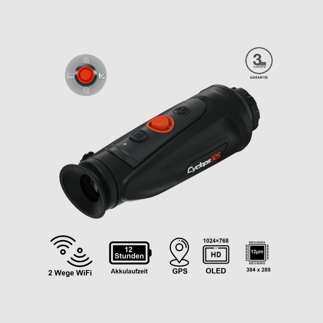 ThermTec Wärmebildkamera Cyclops325 Pro