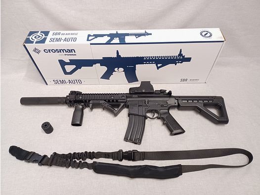 Crosman DPMS SBR / 4,5 mm BB / Blowback / CO2 / Sturmgewehr / OVP (150)
