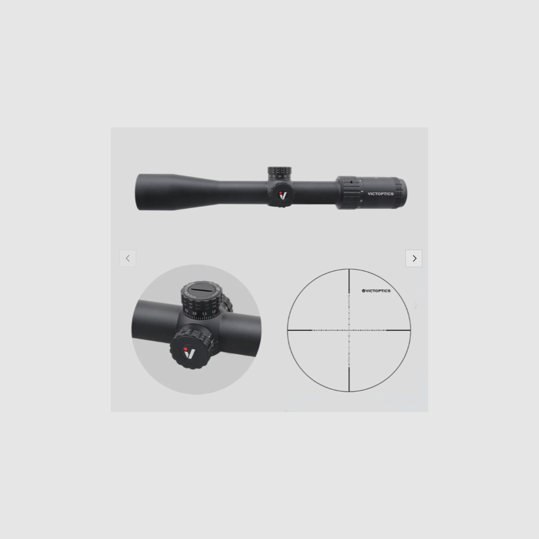 Victoptics OPSL31 S4 Zielfernrohr 3-12x40 - für 21mm Picatinny/Weaver