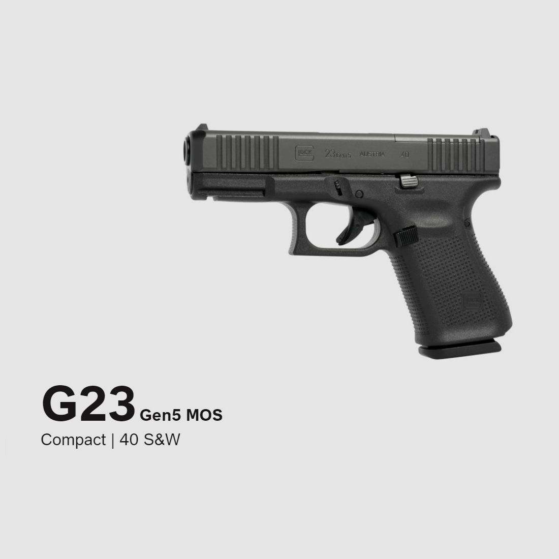 GLOCK Mod. 23 Gen5 MOS FS .40S&W pistool, afbeelding 1 van 3