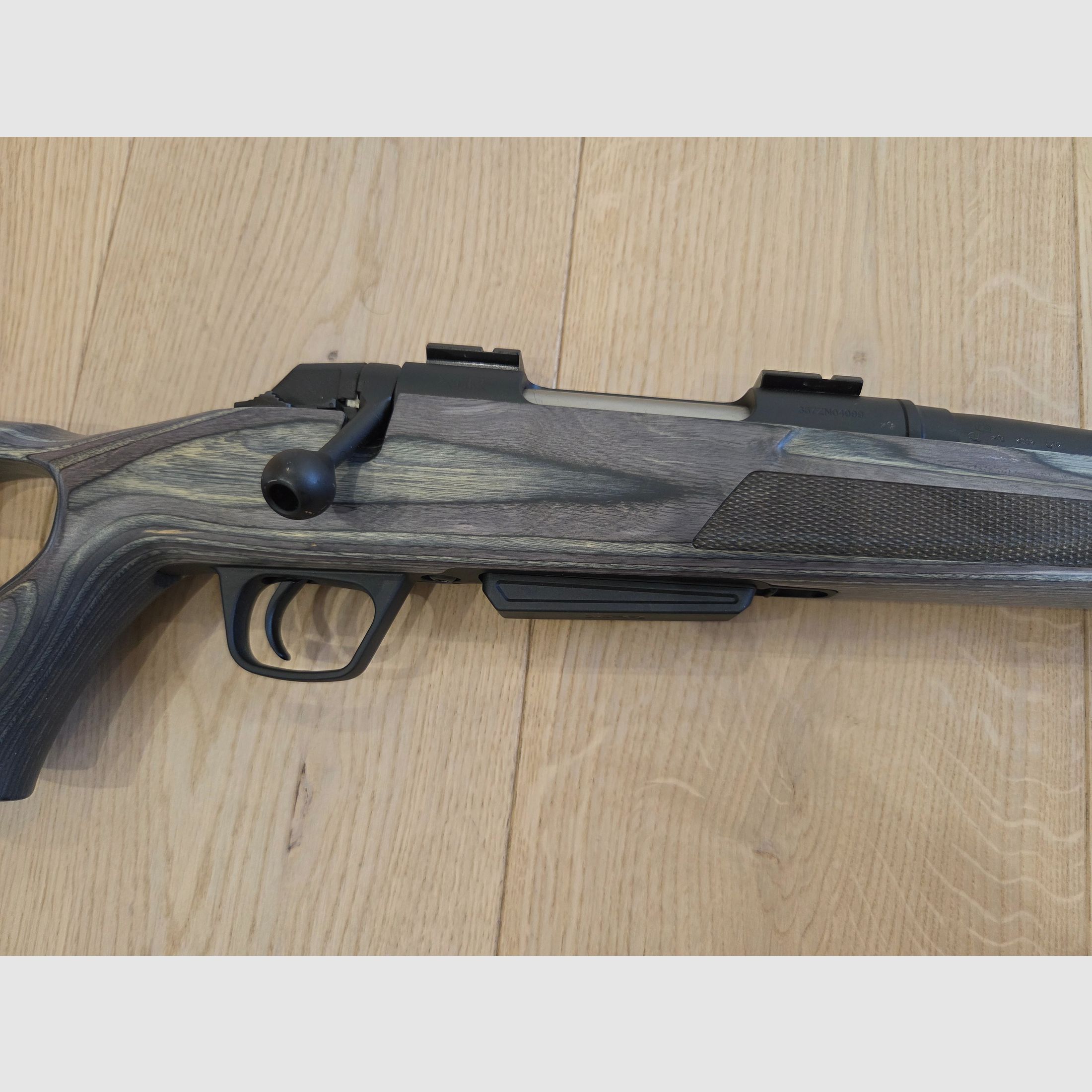 Winchester XPR repeating rifle in .308 with Steiner Ranger scope and silencer
