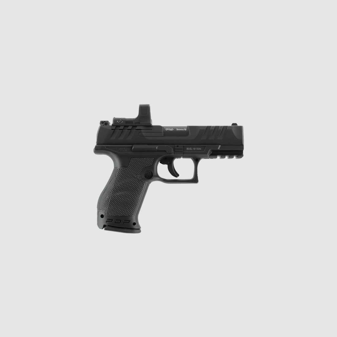 Walther PDP Compact 4" Set CO2 Airsoft Pistole OR in Schwarz | Umarex