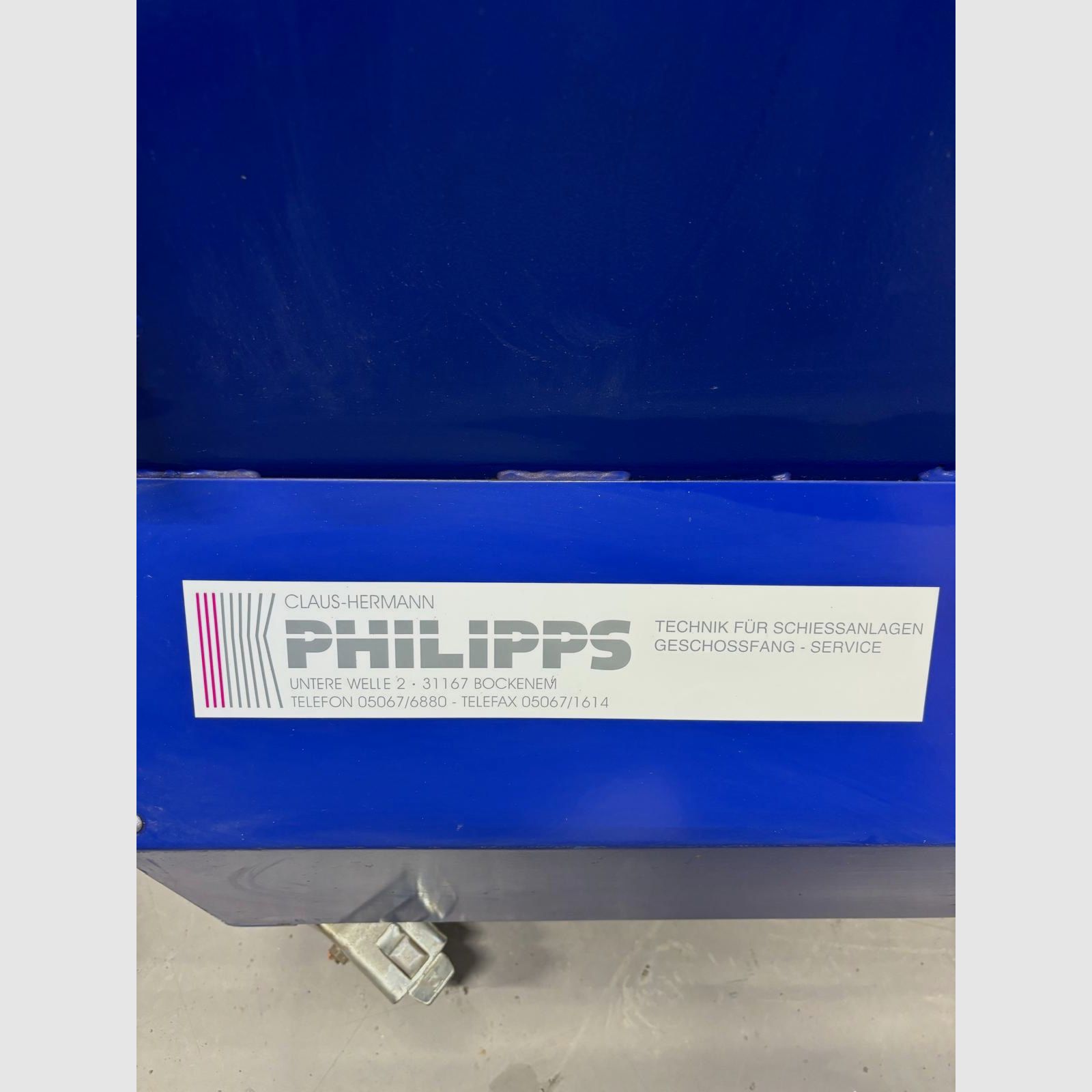 Strzałowy pochłaniacz energii 7000 dżuli stanowisko testowe