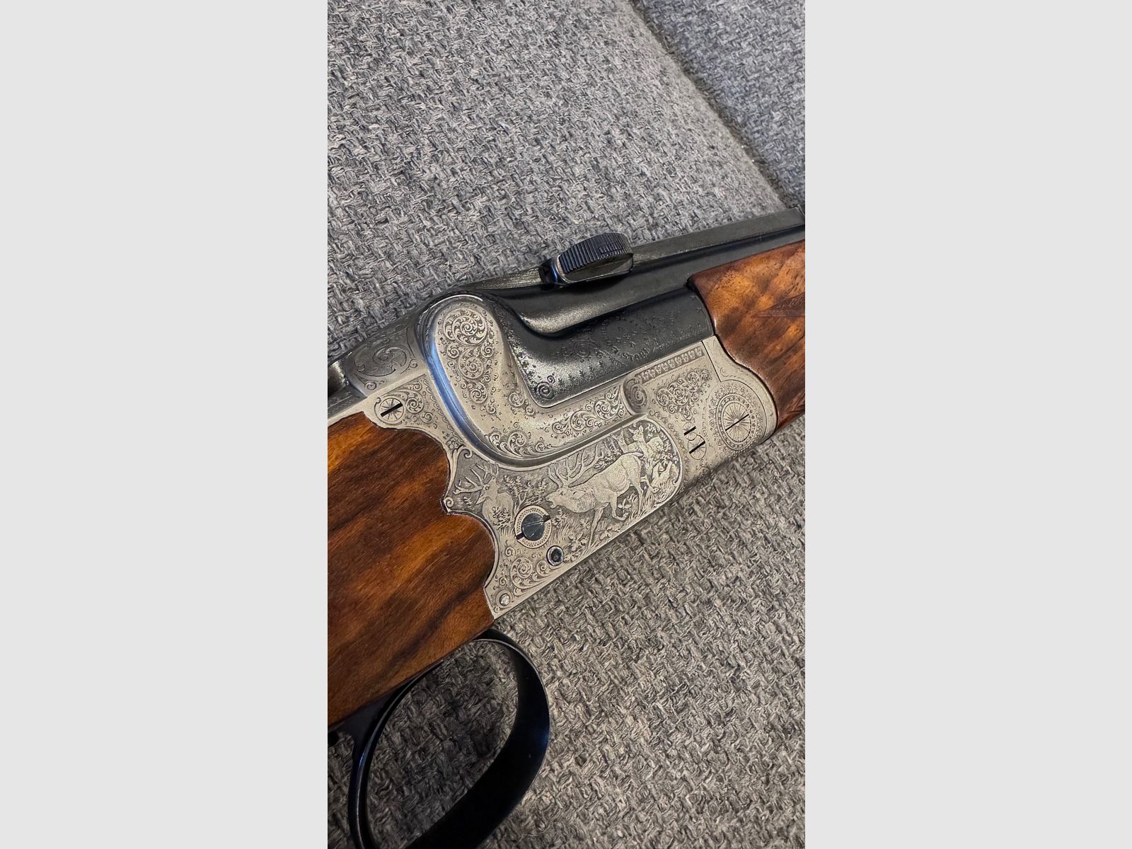 Exclusive Simson Suhl over-and-under double rifle caliber 8x57 IR – collector's item in best condition