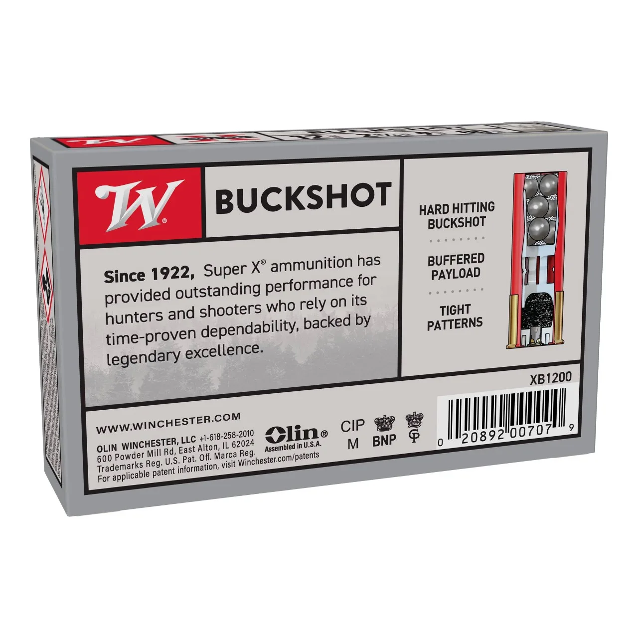 Winchester SUPER X BUCKSHOT – 12-70 – 31.50 – p00, imagen 2 de 3