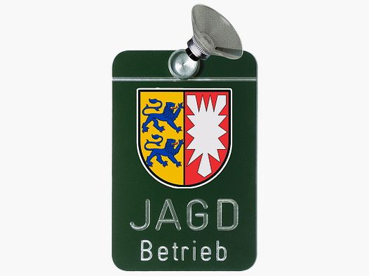 AKAH Autoschild - Jagdbetrieb Aluminium Schleswig-Holstein