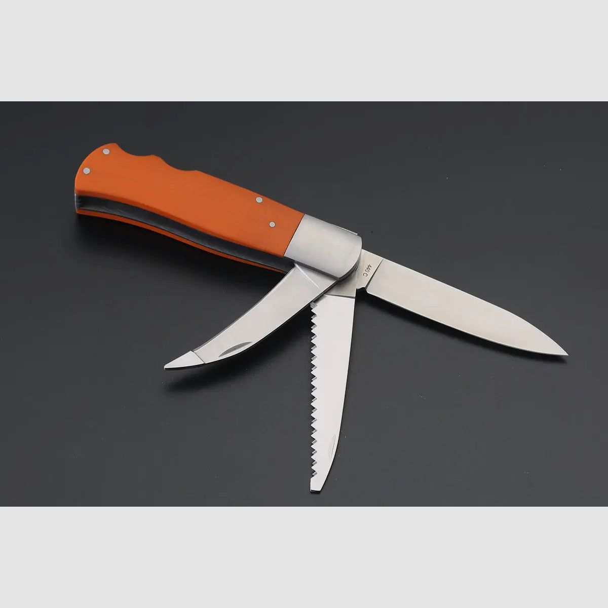 Couteau de poche de chasse PUMA TEC G10 orange