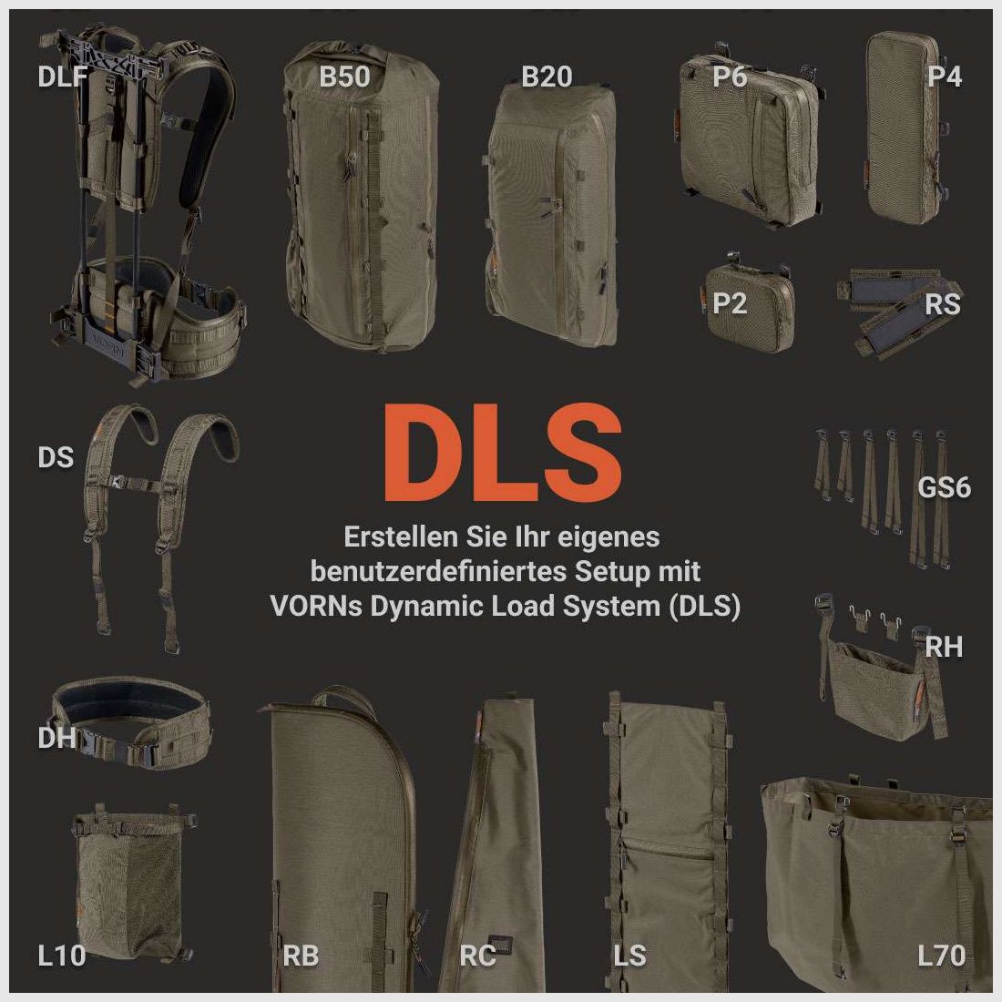 Vorn Wildtrage-Sack L70 mit Tasche und Tragriemen, Bild 5 von 46