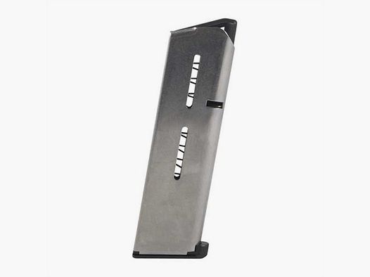 WILSON COMBAT 1911 MAGAZINE 45ACP HD/+P 7RD LOW STEEL BASE PAD