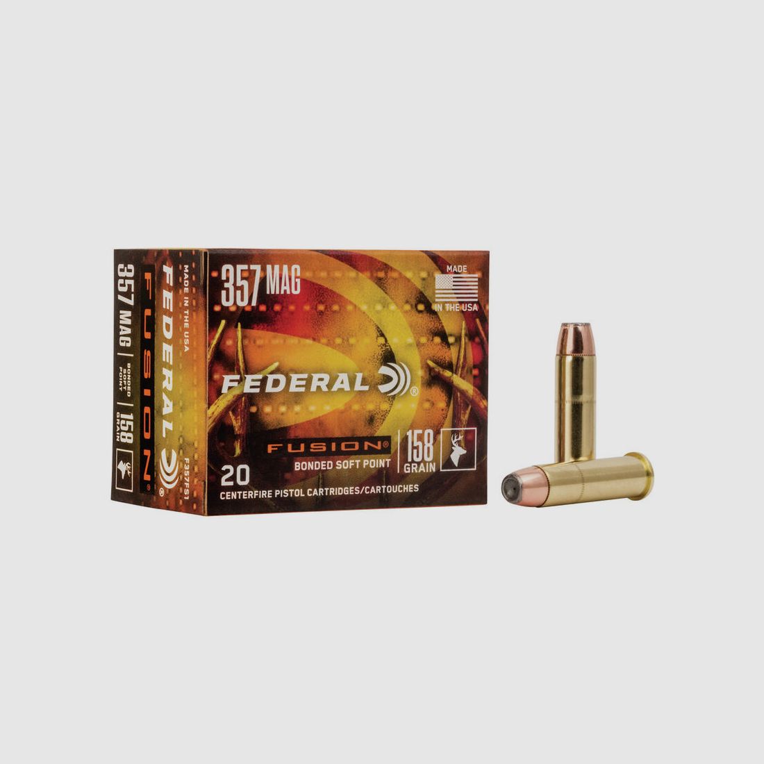 Federal Fusion .357 Mag. 158GR SP 20 Patronen