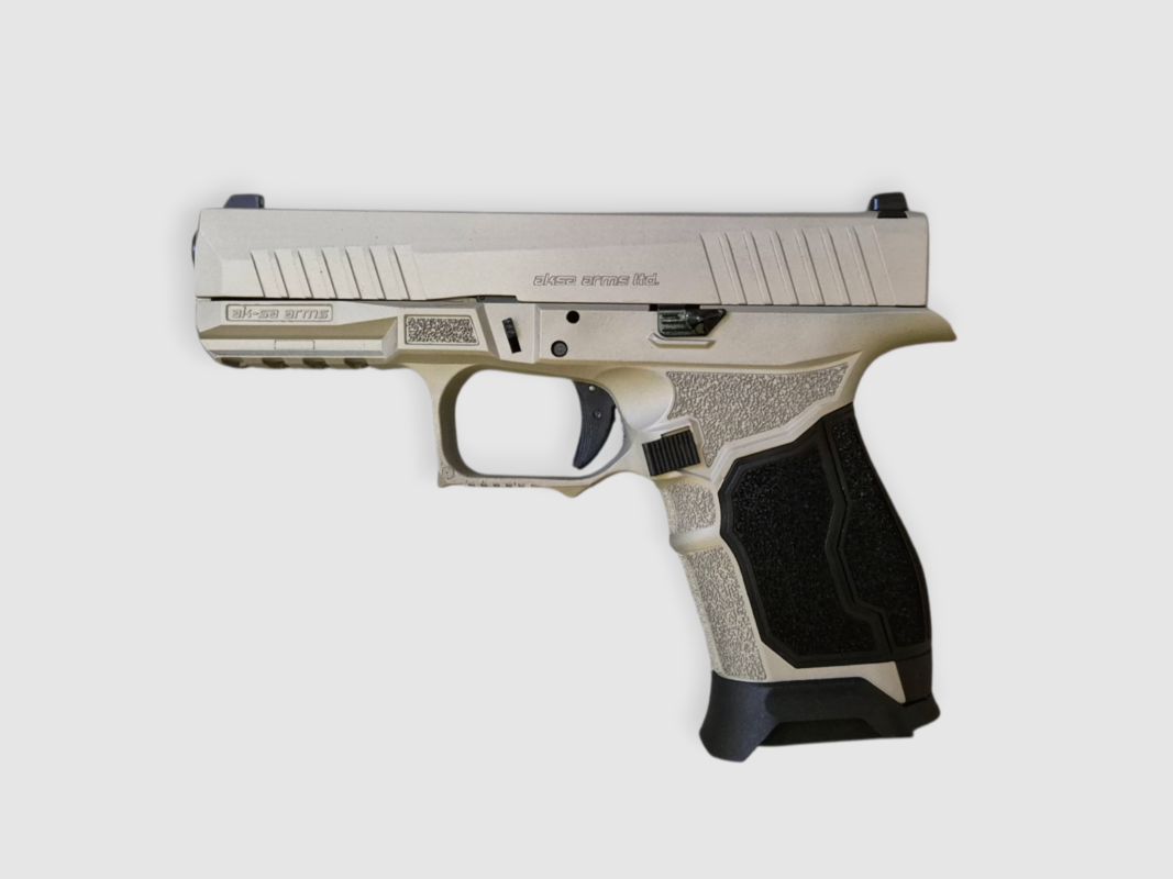 AKSA Arms – Pistole / HM-9 / Nickel / 15 Schuss / 9×19, Bild 2 von 3