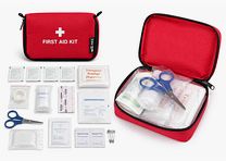Mil-Tec First Aid Kit Small Rot #16026000 | Erste-Hilfe-Tasche kompakt