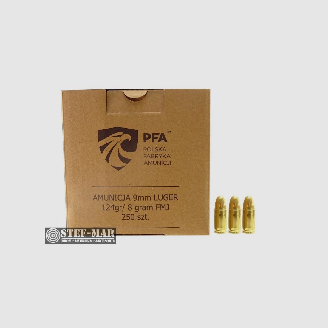Munición PFA 9x19mm Luger FMJ (250 unidades) [C20-4], imagen 1 de 6