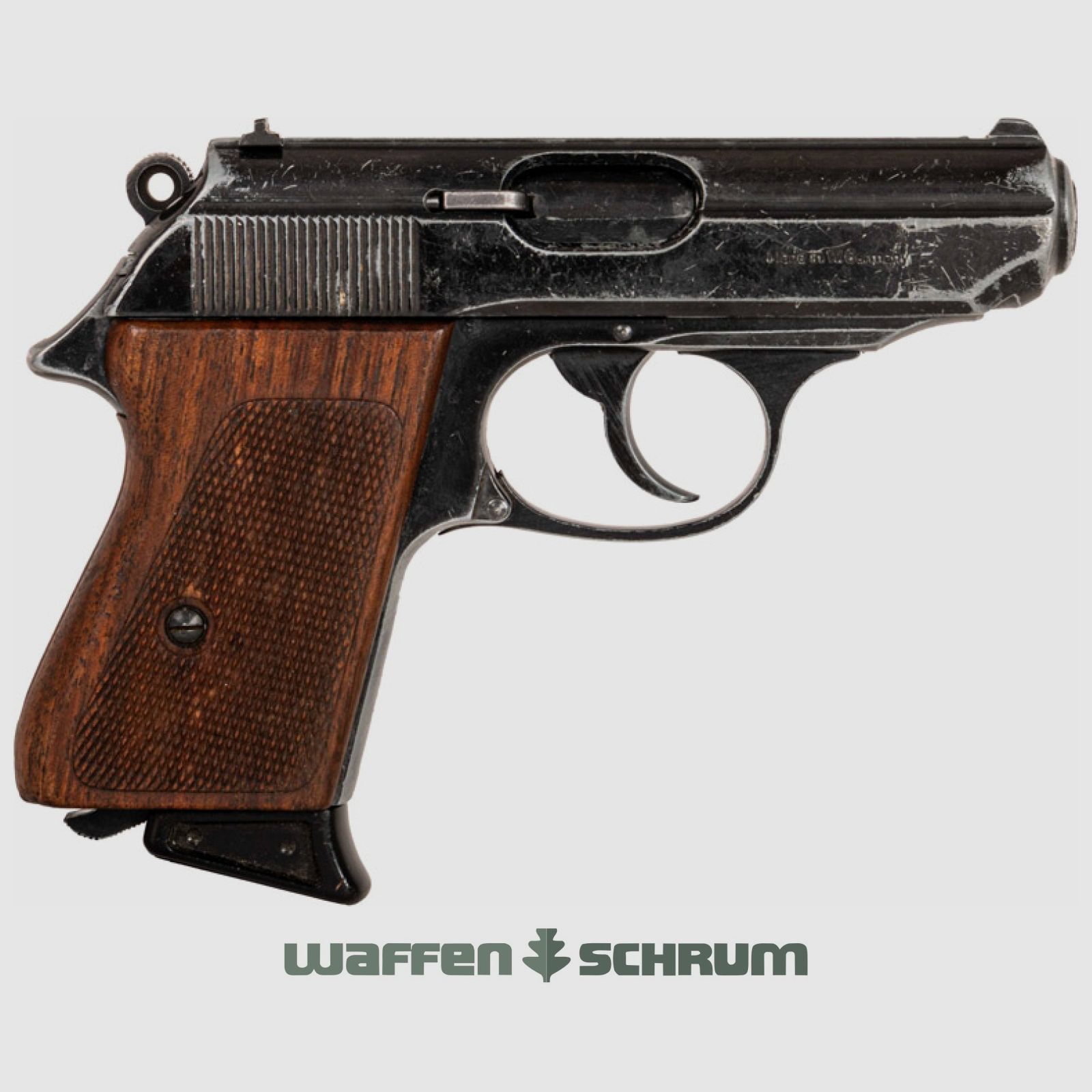 Erma EP752 .22lr , Holzgriffschalen mit Fischhaut LL: 85 mm