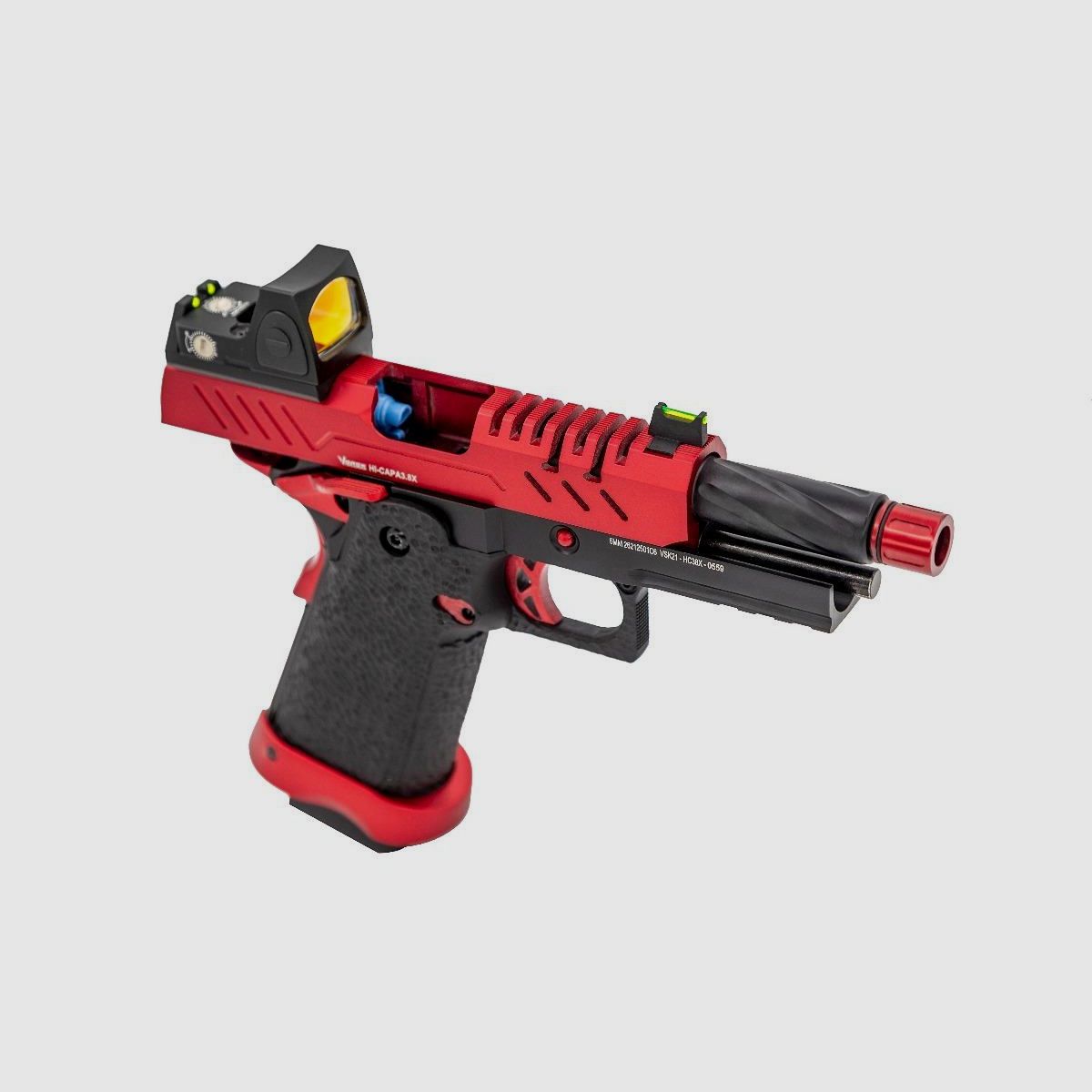 REPLIK GBB GAS VORSK HI-CAPA PRO + BDS SCHWARZ / ROT 1,0J, Bild 2 von 4