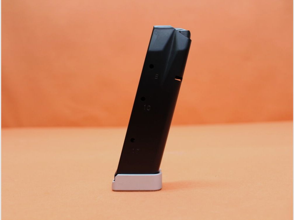 MEC-GAR SIG Sauer P226: Magazin MEC-GAR 19-Schuss (17+2) brüniert mit Alu-Boden X-FIVE/ X-SIX 9mmLuger